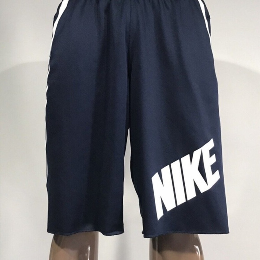 Nike Therma-Fit Men's Dark‎ Blue Shorts 2 Front Pockets, M, Pre-Owned